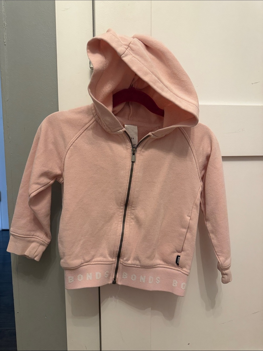 ✨5/$25✨Bonds Kids Light Pink Hooded Zip Jacket